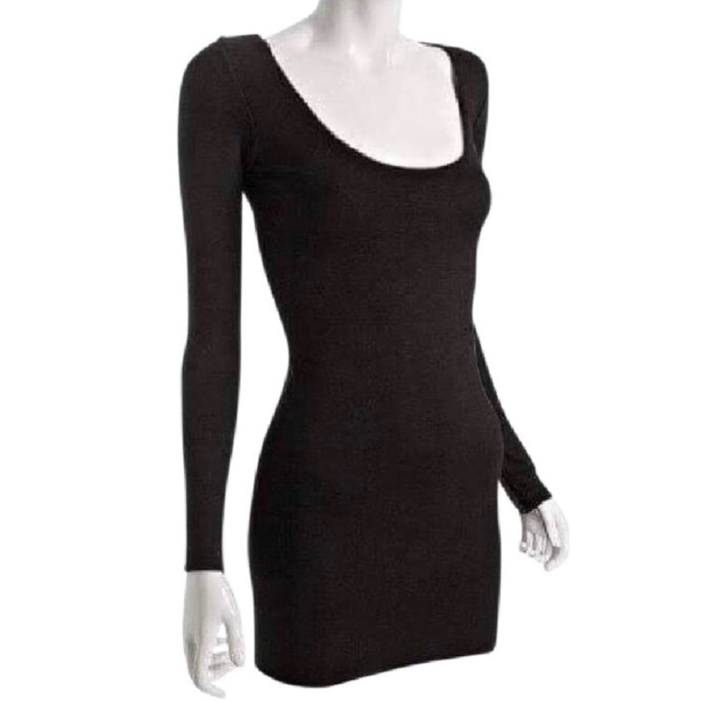 Monrow by Amber Valletta Long Sleeve Bodycon Dress